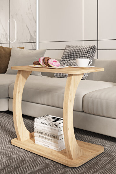 interGO C Ayaklı Yan SehpaLaptop Sehpası, Koltuk Sehpası, Kahvaltı Masası, Çalışma Sehpası