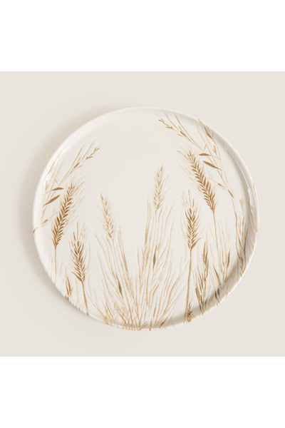 Chakra SpigaServis Tabağı 26 CM Natural