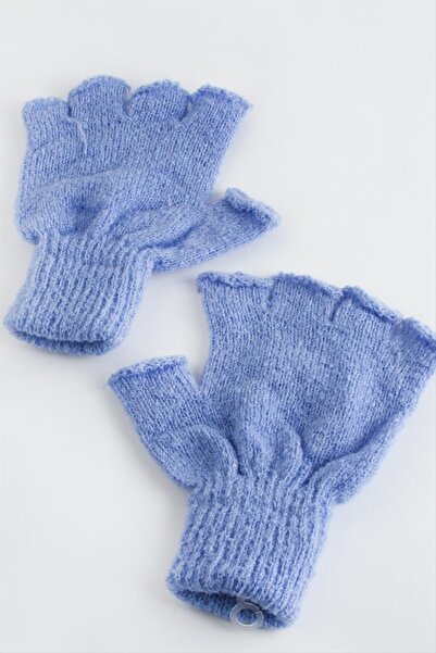 ZERO LAND Nrzsnt Cut-End (221949) Glove-Light Blue-1