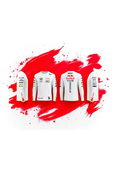 niceworkbynicehands Red Bull Racing Formula 1 Team Long Sleeve Sponsor T-Shirt Custom Design T-Shirt