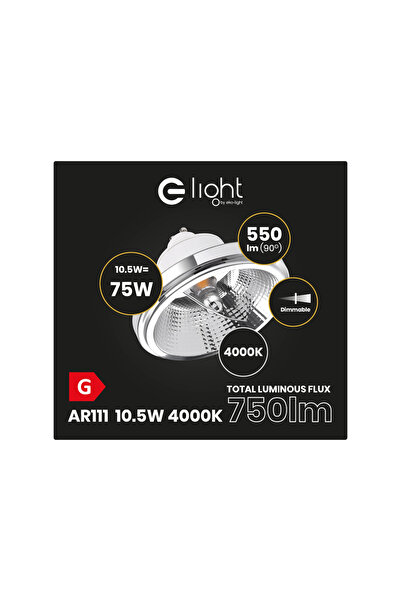 Other AR111 BULB - 10.5W GU10 4000K/ White with reflector Dimmable