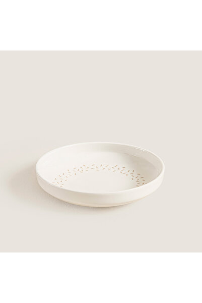 Chakra Finesse Çukur Tabak 18 CM Krem