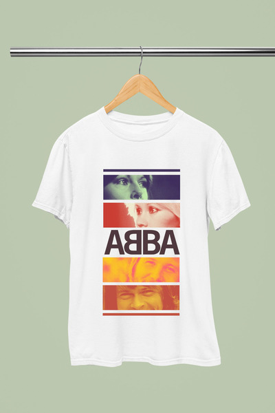 MAGORS Abba Printed Cotton Short Sleeve Regular Fit Rock T-Shirt