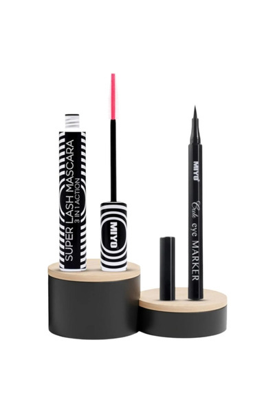 Miyo Mio Everyday Mascara and Eyeliner Set - 2 Pieces