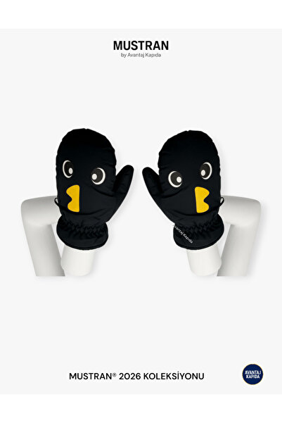 Mustran 3-6 Years Old Children's Patterned Snow Gloves | Waterproof Fleece Lining Winter Warmer Model