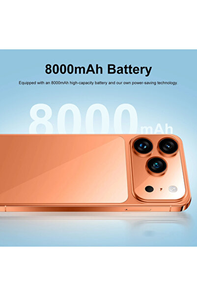 MYWORLD i17 Pro max Smartphone 6.8" HD Unlocked Android 8+256GB 8000mAh 24+48MP Dual SIM