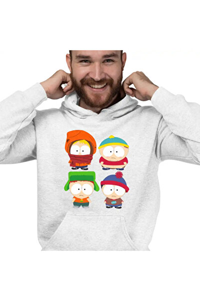 OEM Ανδρικό φούτερ με κουκούλα South Park Preschool Kindergarten