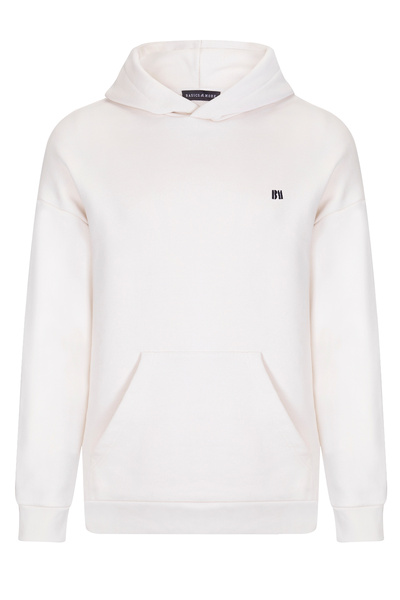 Basics&More Ekru Basic Sweatshirt Hoodie