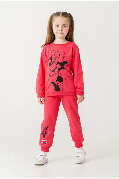 Chicsy Baby Kız Çocuk Minnie Mouse Baskılı Mevsimlik Eşofman Takımı 2-3-4-5-6...