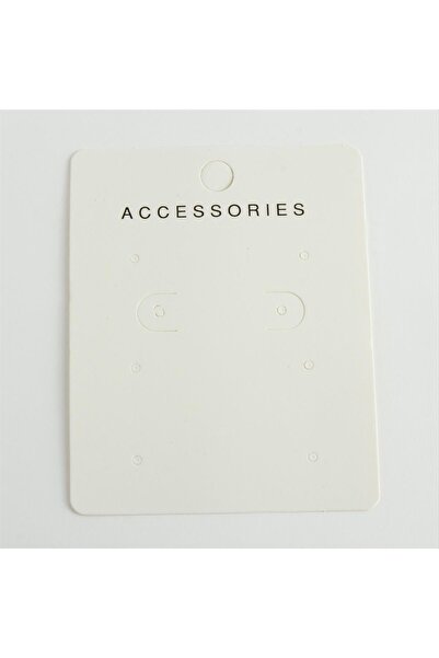 ZERO LAND Nrzsnt 6 Hole White Luxury (225714) Earring Card-White