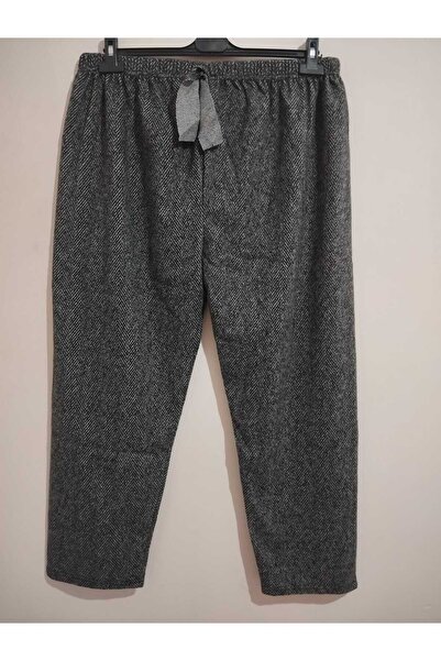 anne moda ankara Winter, Cashmere Fabric, High Waist, Elastic, Straight Wide Leg Pants