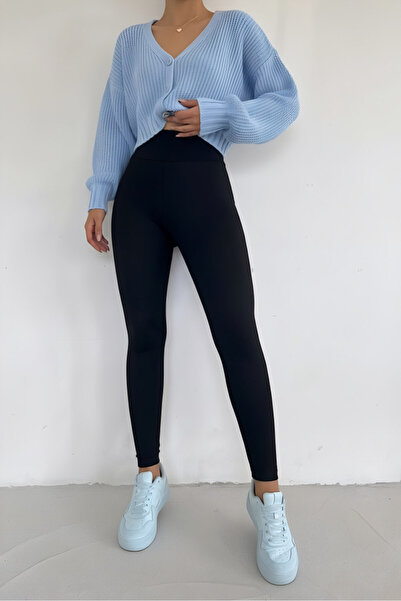 CRNSSWİMWEAR Високі лосини Push Up - Еластичні, дихаючі, чорні