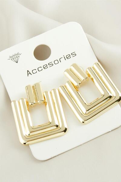 ZERO LAND Nrzsnt Karetrend (234249) Metal Earrings-Yellow