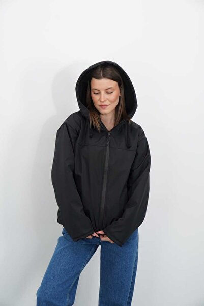 ALMİNA Plush Lining Door-Style Coat