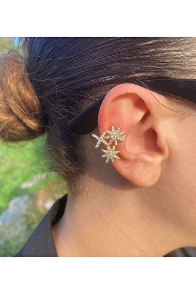 milayk Star Triple Gold Figure Earcuff
