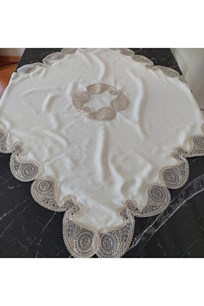 Madamca Teo Luxury Gardenia Linen Runner 100*100