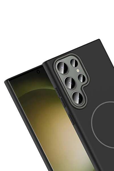 Joko Nrzsnt Samsung Galaxy S23 Ultra Broş Magsafe Cover (232140) - Cream