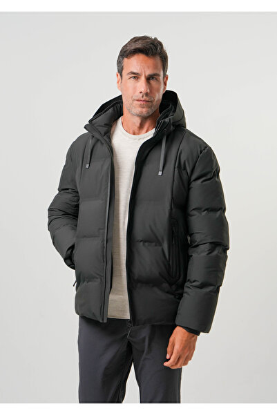 PIQUE Men's coat Hooded water repellent windproof reflective detailed men's coat