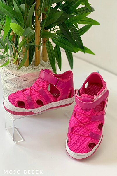 Sanbe Kız Çocuk Suni Deri Sandalet 501N6601 Fuşya