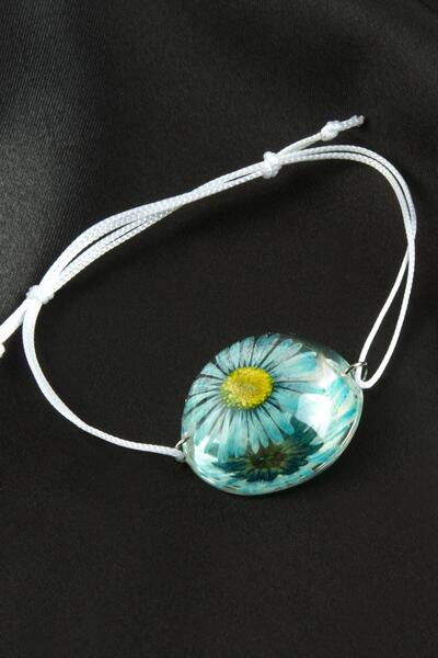 ZERO LAND Nrzsnt Daisy (233033) Epoxy Bracelet-Blue