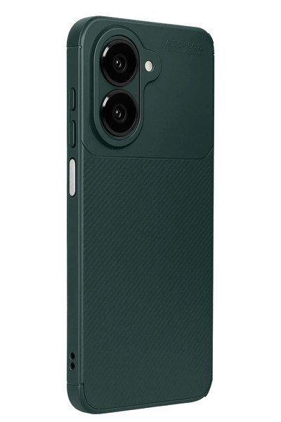 NewFace Nrzsnt Samsung Galaxy A07 Auto Focus Carbon Cover - (231543) Dark Green