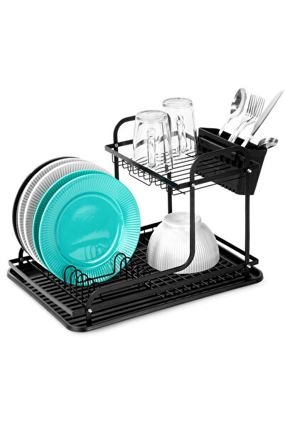 Other RADKA 2-tier black dish drainer 42.5x32x29 cm