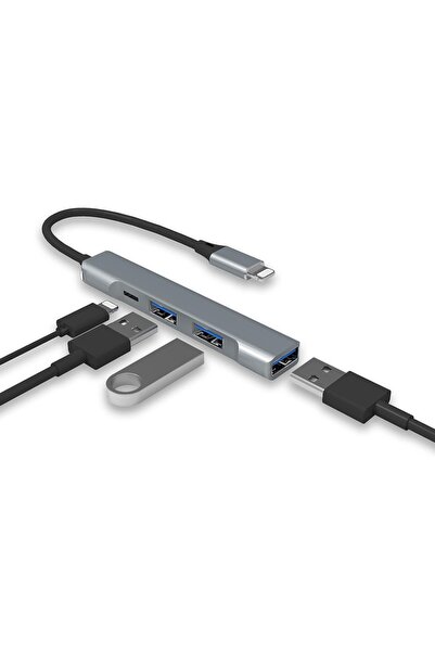 MRG Adaptor Hub USB Lightning MGL231, 3x USB, USB 3.0, Multiport 4 in 1