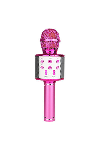 MRG Microfon Wireless Karaoke MWS858, Bluetooth, Reincarcabil, Boxa, Roz