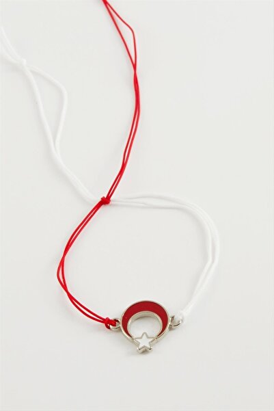 ZERO LAND NRZSNT آي يلاند ستار (230836) سوار من الخيط - أحمر