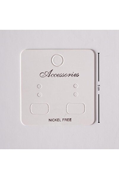 ZERO LAND Nrzsnt (225906) Earring Card-White