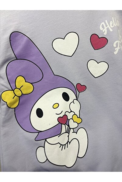 KUMRUNUN DÜNYASI Kuromi Character Printed Lower Upper Set Girl Child