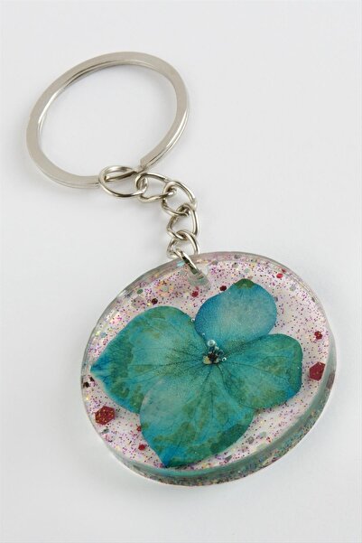 ZERO LAND NRZSNT Ortanca (170222) سلسلة مفاتيح إيبوكسي - أخضر