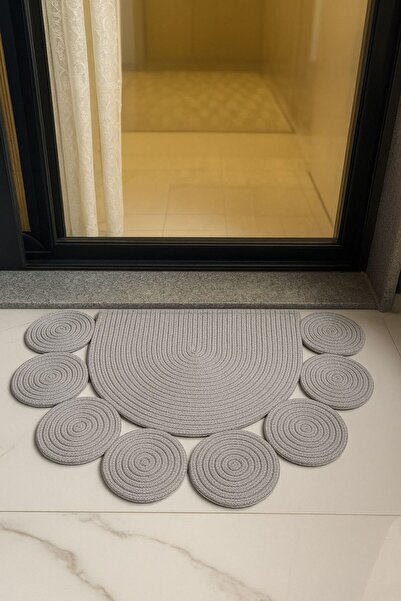 Öz-Tex Home JÜT AURORA DOĞAL DÖRT MEVSİM KAPI ÖNÜ PASPASI HASIR İÇ VE DIŞ MEKAN UYUMLU KARŞILAMA PASPASI