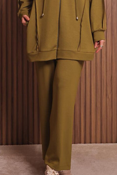 Mogi Butik Women's Modal Fabric Oversized Hooded Hijab Set 3120