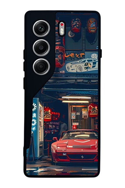 TECNO حافظة متوافقة مع هاتف Camon 40 باللون الأسود غير اللامع - سيليكون ناعم،...