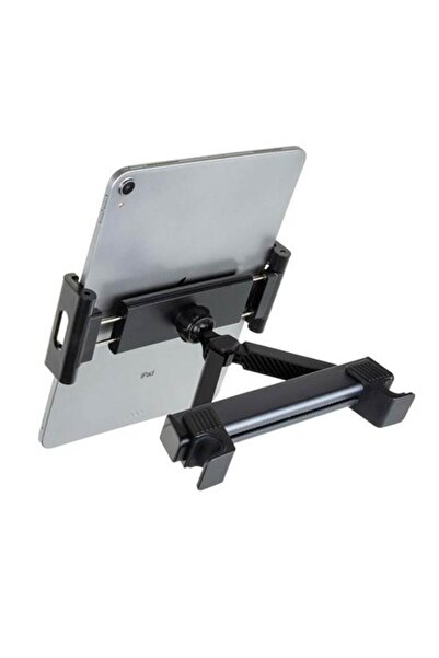 WTO Headrest car holder for tablet/phone, WTO®, compatible with 4.7–12.9 inch tablets, Black