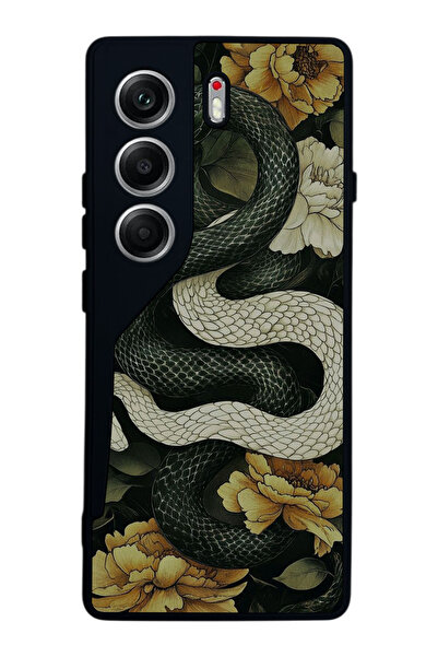 TECNO حافظة متوافقة مع هاتف Camon 40 باللون الأسود غير اللامع - سيليكون ناعم،...