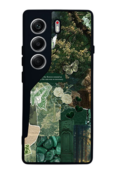 TECNO حافظة متوافقة مع هاتف Camon 40 باللون الأسود غير اللامع - سيليكون ناعم،...