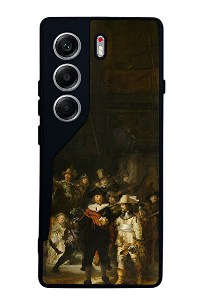 TECNO حافظة متوافقة مع هاتف Camon 40 باللون الأسود غير اللامع - سيليكون ناعم،...