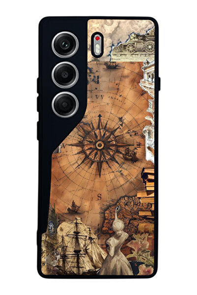 TECNO حافظة متوافقة مع هاتف Camon 40 باللون الأسود غير اللامع - سيليكون ناعم،...