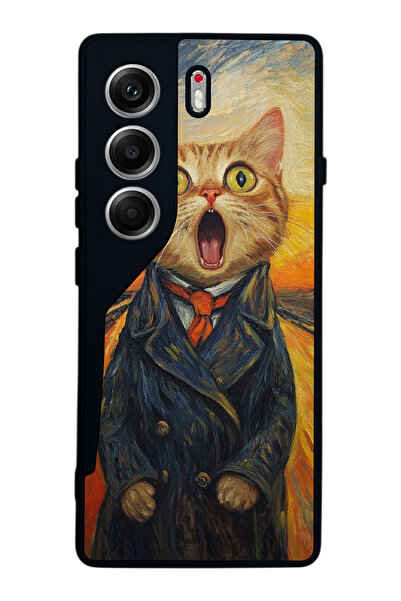 TECNO حافظة متوافقة مع هاتف Camon 40 باللون الأسود غير اللامع - سيليكون ناعم،...