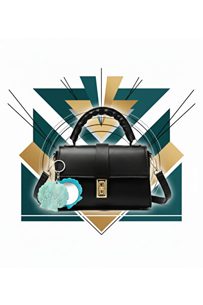 Vivesta Shop Mechanical Daily Simple Bag with Shoulder and Hand Bag and Mirror Keychain Gift with Sea Shell Figure