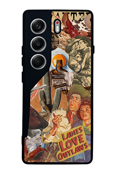 TECNO حافظة متوافقة مع هاتف Camon 40 باللون الأسود غير اللامع - سيليكون ناعم،...