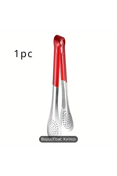 Alvin Paslanmaz Çelik Silikon Saplı Delikli Maşa