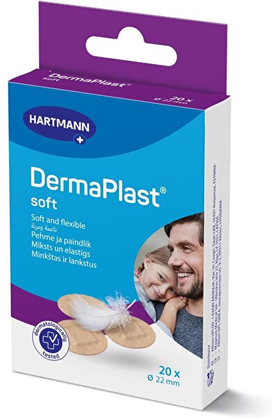 DermaPlast Soft Plasters 22 mm 20'S
