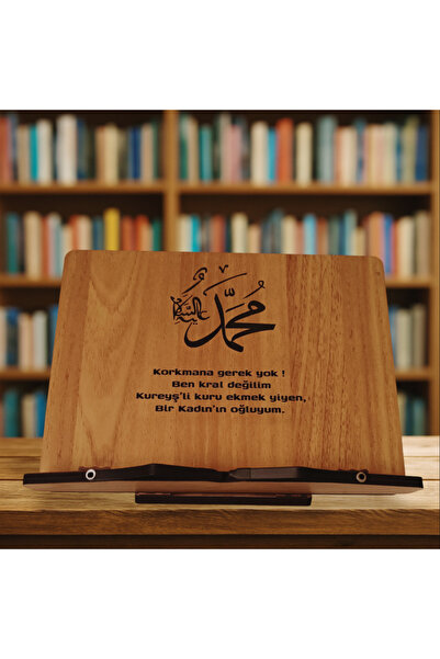 hü ma tasarım ve aksesuar İsim Yazılabilir Kitap Okuma Standı Kuran Rahlesi T...