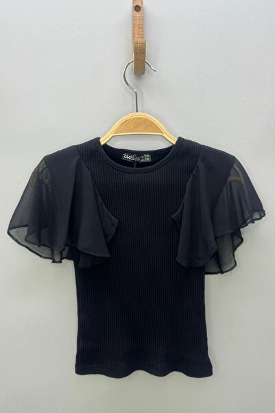 Cuties ملابس داخلية للفتيات من عمر 5-14 سنة من الشيفون بأكمام قصيرة حياكة مضل...