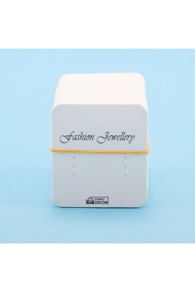 ZERO LAND Nrzsnt 4 Holes (00315) Earring Card-White