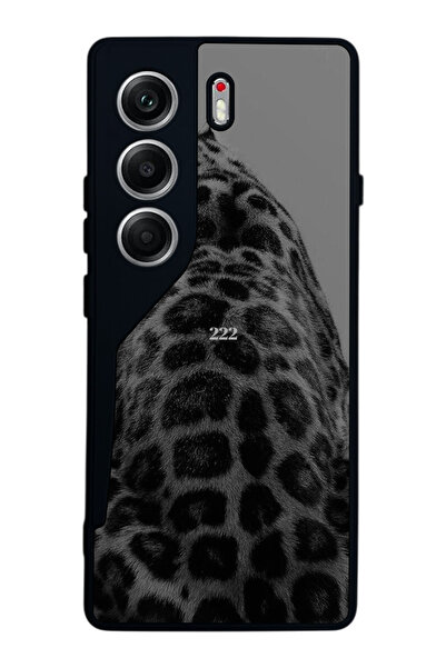 TECNO حافظة متوافقة مع هاتف Camon 40 باللون الأسود غير اللامع - سيليكون ناعم،...