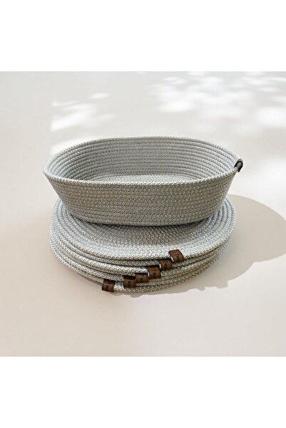 myistasyon "tarzınızı evinize yansıtın" 7 Piece Oval Jute Placemat / American Service Lux Presentation Plate Mat + Basket